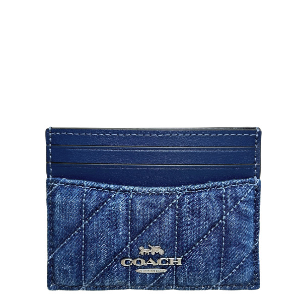 コーチ COACH カードケース C8278QBEP7 （デニム） -waja bazar