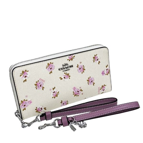 COACH（コーチ） 国内発送 財布 レディース 長財布 フローラルプリント