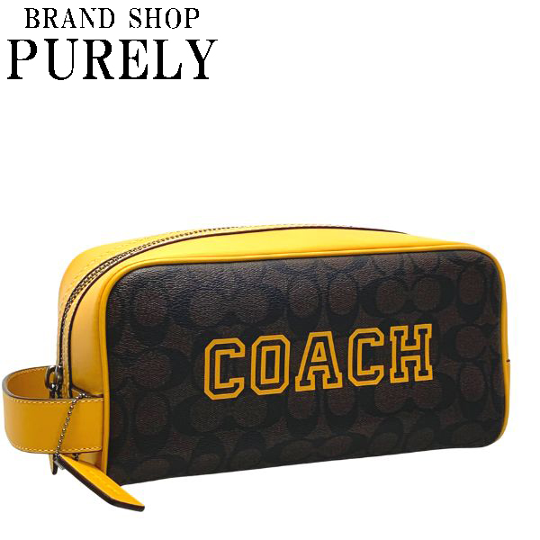 COACH（コーチ） 国内発送 ポーチ メンズ セカンドバッグ シグネチャー