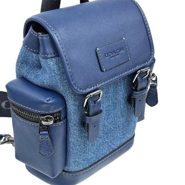 【Coach】デニムがクール！ スプリント スリングパック COACH 国内発送 コーチ バッグ メンズ ショルダーバッグ デニム