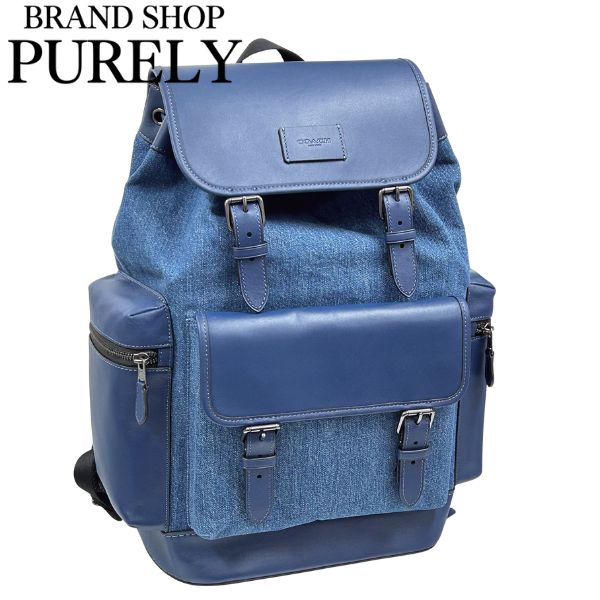 COACH 国内発送 コーチ バッグ メンズ リュック デニム