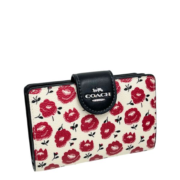 コーチ　財布　アコーディオン ジップ ウォレット・フローラル 　coach COACH（コーチ） 国内発送 財布 レディース 折り財布 フローラル