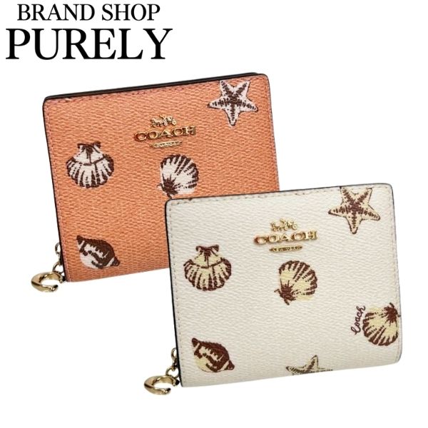 COACH（コーチ） 国内発送 財布 レディース 折り財布 シェル プリント