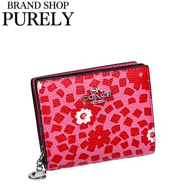 【大人気完売品！】COACHコーチ★折り財布★スナップウォレット★ティーローズ Amazon | COACH 財布 アウトレット コーチ F57649 SVCAH ティーローズ