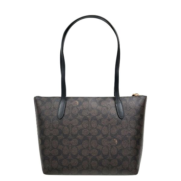 【美品】COACH コーチ シグネチャー トートバッグ シティ トート レインボー シグネチャー キャンバス トートバッグ
