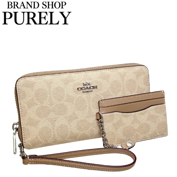 COACH（コーチ） 国内発送 財布 レディース 長財布 シグネチャー