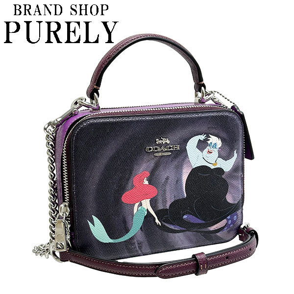コーチ COACH ディズニー Disney アースラミニボストンバッグ コーチ COACH ディズニー Disney アースラミニボストンバッグ 【公式通販】