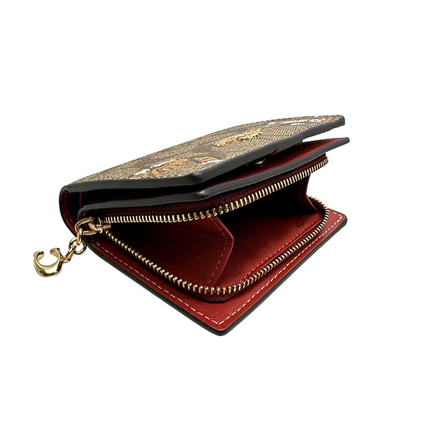 COACH コーチ 財布 レディース 折り財布 シグネチャー キトゥン