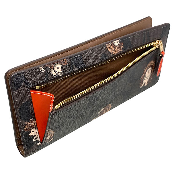 【国内発】コーチ CAO92 長財布 COACH 国内発送 コーチ 財布 レディース 長財布 ヘッジホッグ