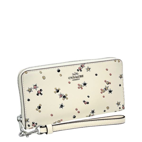 【新品】コーチ CCL38 SVCAH (チョーク) 財布 長財布 COACH LONG ZIP AROUND レザー スタープリント メタルロゴ ラウンドジップ ウォレット ストラップ付き アウトレット レディース 楽天市場】コーチ 財布 長財布 COACH LONG ZIP AROUND レザー スター