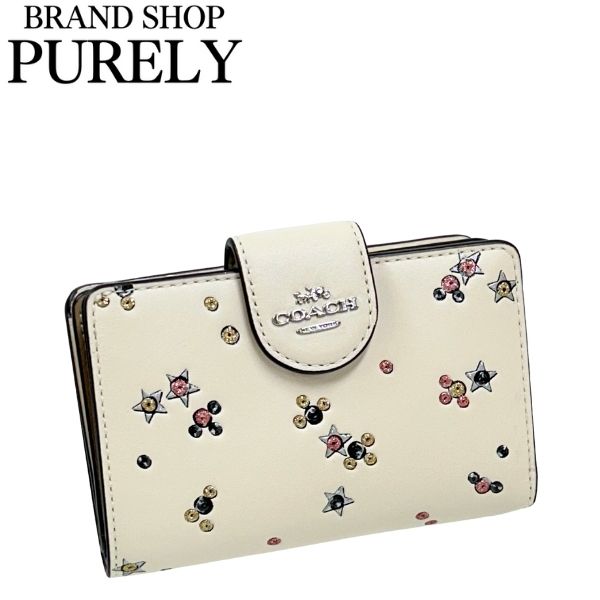 coachの財布 COACH（コーチ） 国内発送 財布 レディース 折り財布 スター プリント
