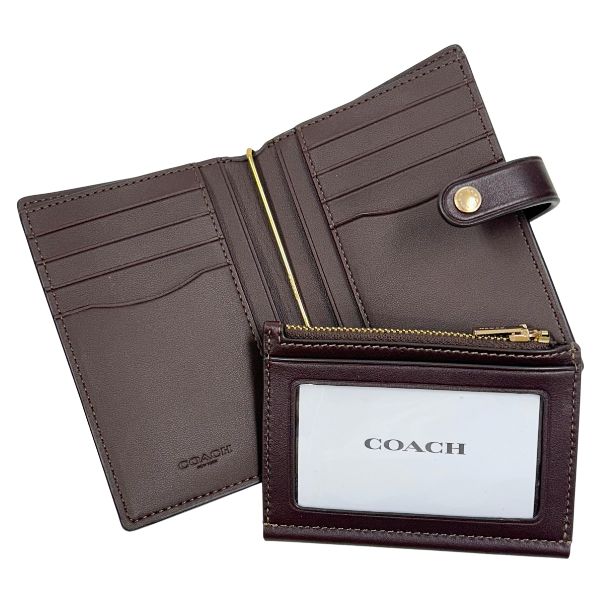 COACH（コーチ） 国内発送 財布 レディース 折り財布 レザー 2 IN 1