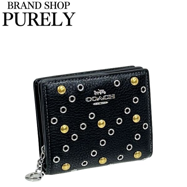 COACH（コーチ） 国内発送 財布 レディース 折り財布 リベット