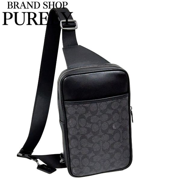 価格変更しました！美品⭐COACH ブラック スリングバッグ COACH（コーチ） 国内発送 バッグ メンズ ショルダーバッグ