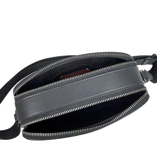 極美品　コーチ　ボディバッグ　グラハム　ダブルファスナー　レザー　ボルドー 極美品 COACH コーチ ショルダーバッグ ダブルファスナー ボルドー
