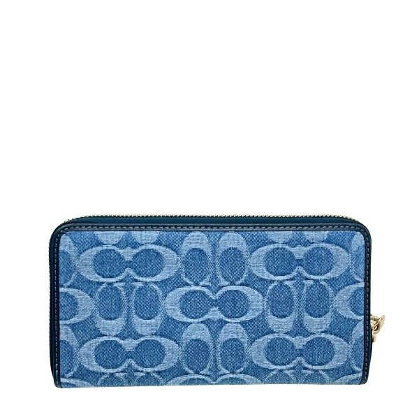 COACH（コーチ） 国内発送 財布 レディース 長財布 デニム