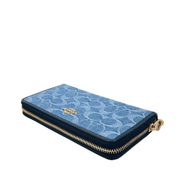 COACH（コーチ） 国内発送 財布 レディース 長財布 デニム