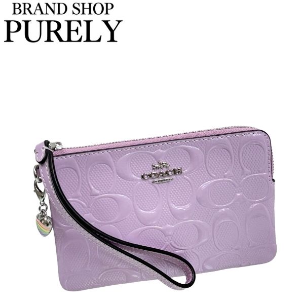 COACH（コーチ） 国内発送 ポーチ レディース 小物入れ シグネチャー