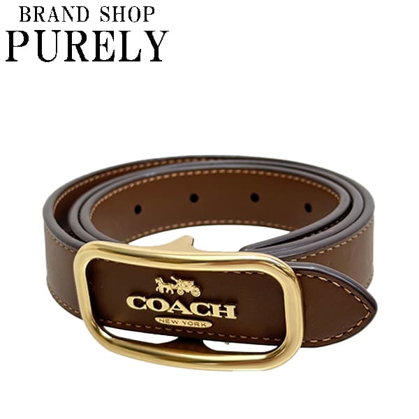 COACH ベルト Sサイズ ブラウン COACH ブラウンレザー ベルト Sサイズ - メルカリ