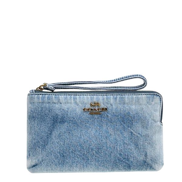 COACH（コーチ） 国内発送 ポーチ レディース 小物入れ ラブド デニム