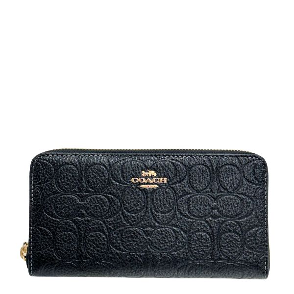 COACH（コーチ） 長財布 レディース 財布 シグネチャー レザー ロング