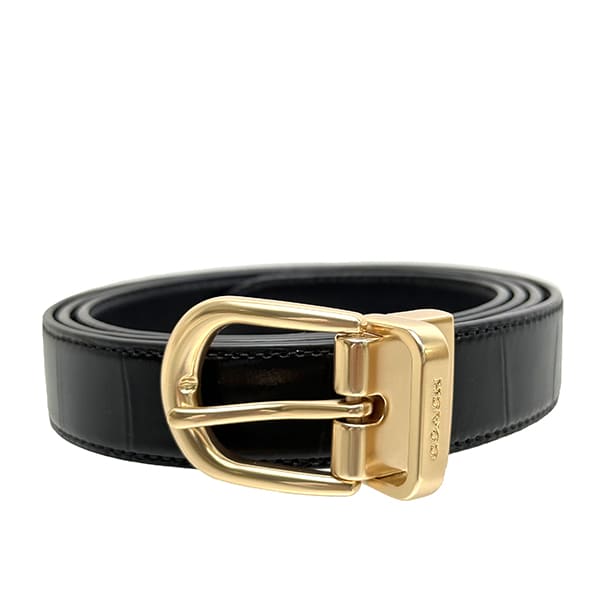 グロメットがアクセント♪【Coach】ローラーバックルベルト25mm グロメットがアクセント♪【Coach】ローラーバックルベルト25mm
