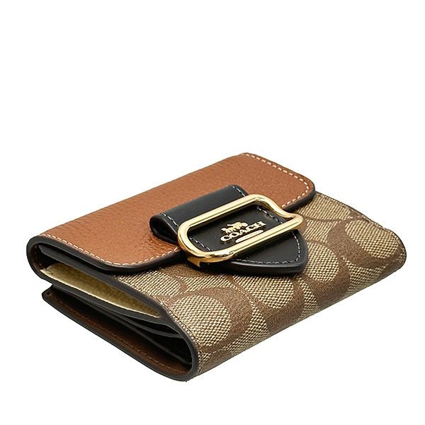 COACH（コーチ） 国内発送 財布 レディース 折り財布 カラーブロック