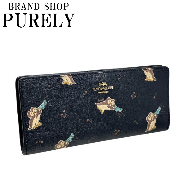 COACH 国内発送 コーチ 財布 レディース 長財布 ペンギン