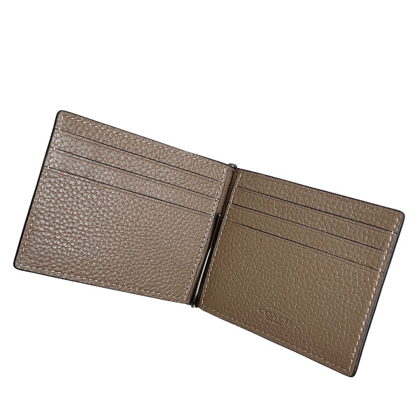 コーチ 財布 メンズ COACH アウトレット レザー スリム ビルフォールド
