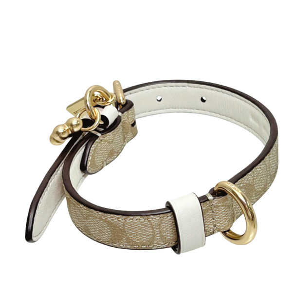 coach dog collar シグネチャー リード&首輪 セット 小型犬 coach dog collar シグネチャー リード&首輪 セット 小型犬