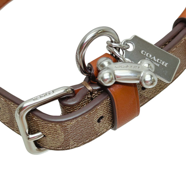 COACH（コーチ） 国内発送 ペット用品 犬用首輪 大型犬 シグネチャー