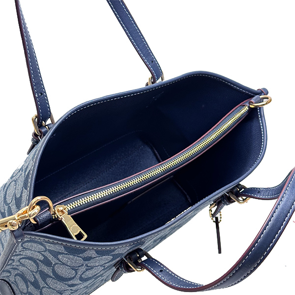 COACH シグネチャー モリートート シャンブレー デニム ショルダーバッグ COACH（コーチ） 国内発送 バッグ レディース トートバッグ