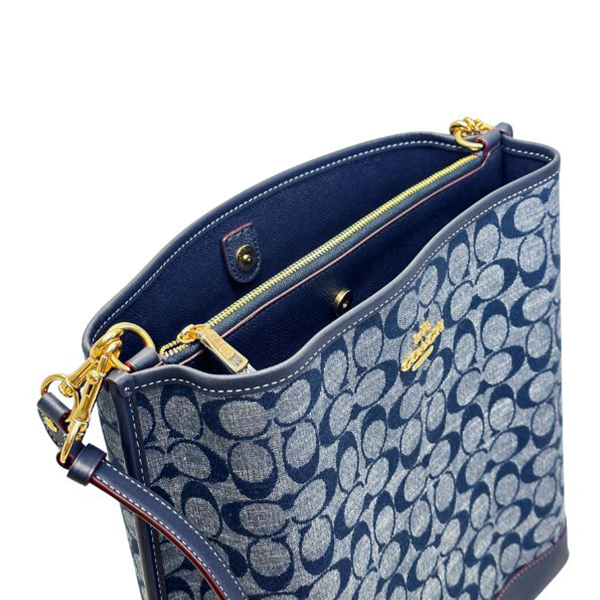 COACH モリー バケットバッグ シグネチャー シャンブレー ショルダーバッグ ch229_imdei_6.jpg