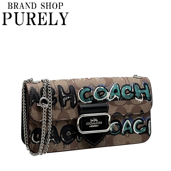 【★miemo☆】未使用近いコーチCOACH ボディーバッグ革カーキグレー 公式】コーチアウトレット | ミニ グレース クロスボディ