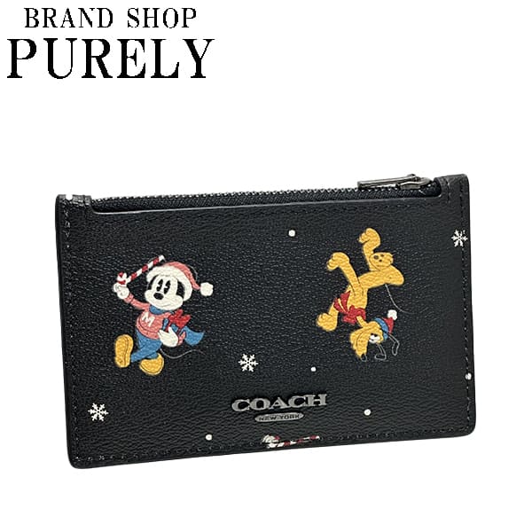 コーチ カードケース メンズ COACH パスケース DISNEY×COACH ホリデー