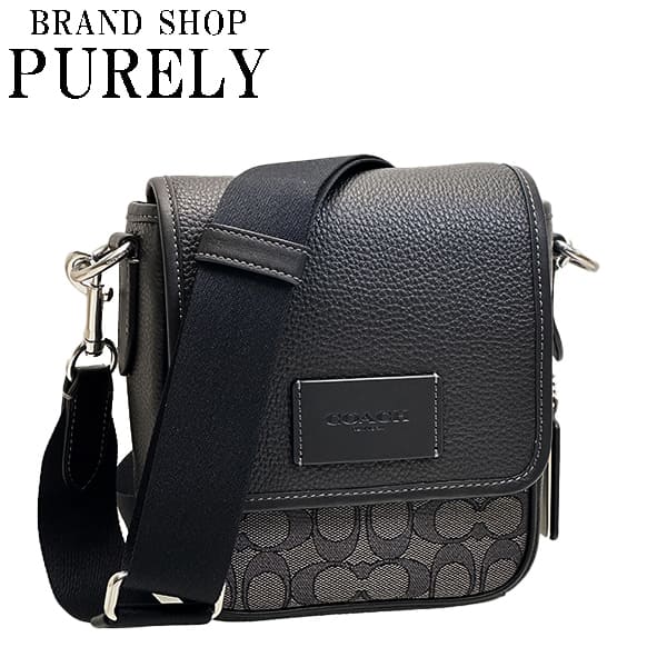 正規店購入★コーチ★シグネチャー★レザーボディバッグ★新品、タグ付き COACH（コーチ） 国内発送 バッグ メンズ ショルダーバッグ