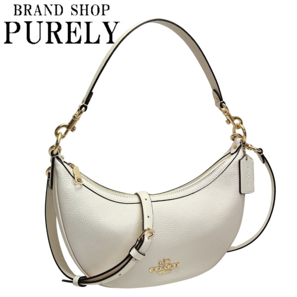 コーチ COACH アリア ショルダーバッグ CO996 ブラック レザー レディース ショルダーバッグ COACH（コーチ） 国内発送 バッグ レディース ショルダーバッグ レザー