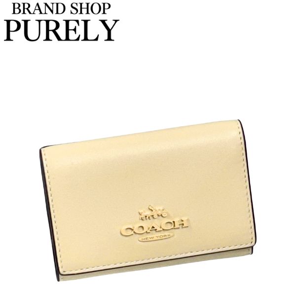 COACH　折り財布　新作モデル　ミニ財布　小銭入れ付き・新品未使用　レディース COACH（コーチ） 国内発送 財布 レディース 折り財布 レザー マイクロ