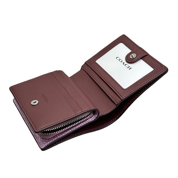 COACH（コーチ） 国内発送 財布 レディース 折り財布 メタリック 