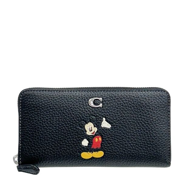 早い者勝ち！限定特価  COACH長財布 COACH（コーチ） 国内発送 財布 レディース 長財布 レザー ミッキー