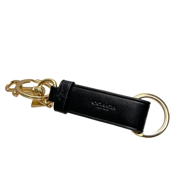 新品☆COACH(コーチ)メンズ　ブラック　トリガースナップ キーホルダー Amazon.co.jp: コーチ キーホルダー COACH アウトレット