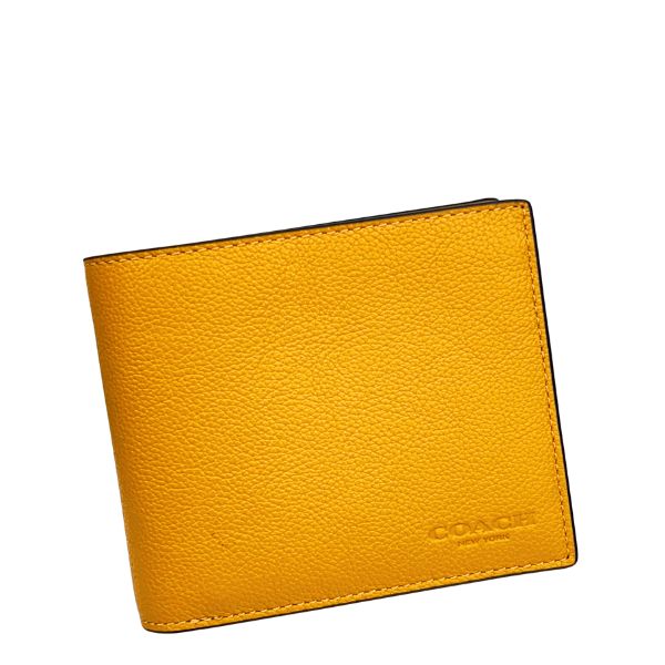 coach財布 COACH（コーチ） 訳あり 財布 メンズ 折り財布 レザー 3in1 ウォレット