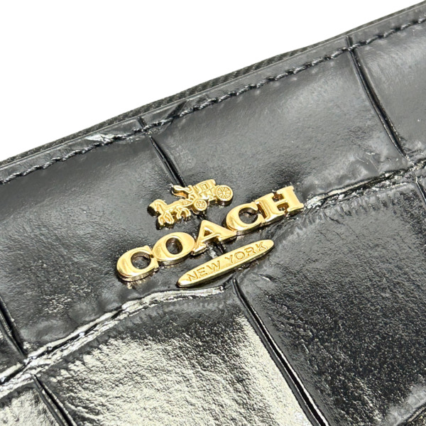 COACH 国内発送 コーチ 財布 レディース 長財布 クロコダイル