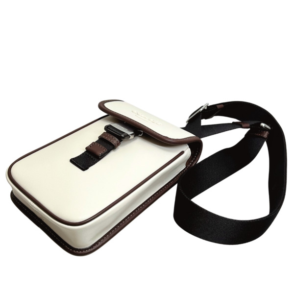 COACH コーチ★レーサーフォンクロスボディ★スムースレザー COACH コーチ メンズ スマホショルダー カーフレザー レーサー