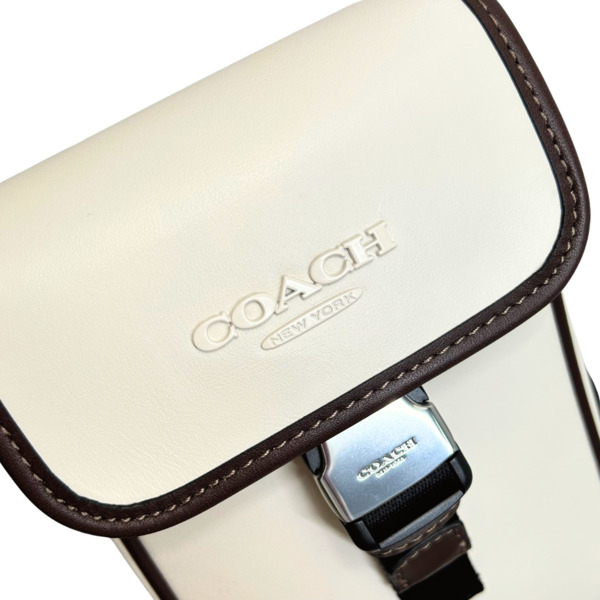 COACH コーチ★レーサーフォンクロスボディ★スムースレザー COACH コーチ バッグ メンズ ショルダーバッグ レザー レーサー