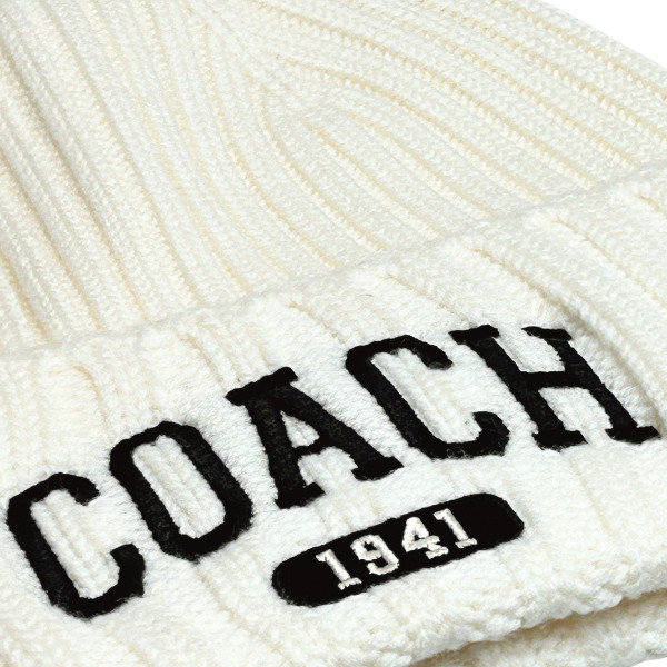 COACH コーチ 帽子 レディース メンズ ニット帽 1941 エンブ