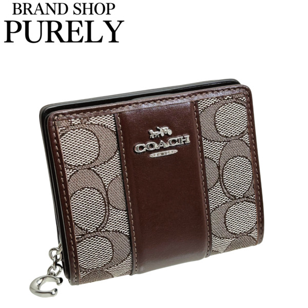 COACH 国内発送 コーチ 財布 レディース 折り財布 シグネチャー