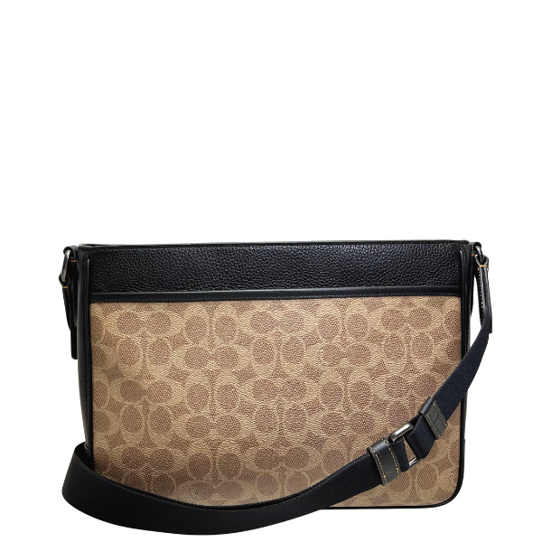 COACH コーチ　メンズバック　シグネチャー　エリアス　クロスボディ　超美品 COACH コーチ メンズバック シグネチャー エリアス クロスボディ 公式