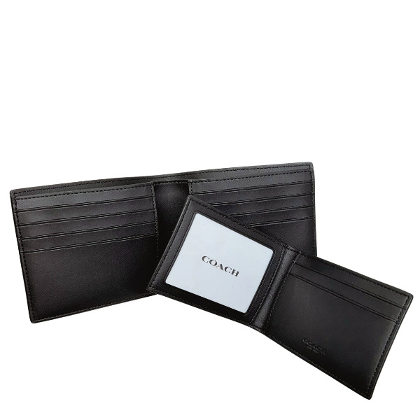 COACH 国内発送 コーチ 財布 メンズ 折り財布 シグネチャー 3in1