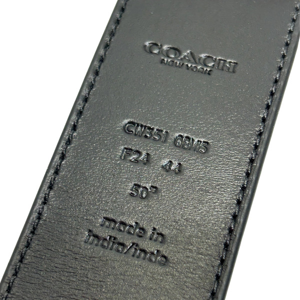 COACH（コーチ） 国内発送 ベルト メンズ シグネチャー リバーシブル